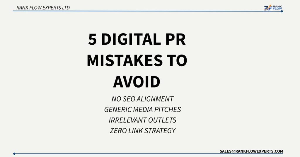 Key digital PR mistakes to avoid when choosing an agency