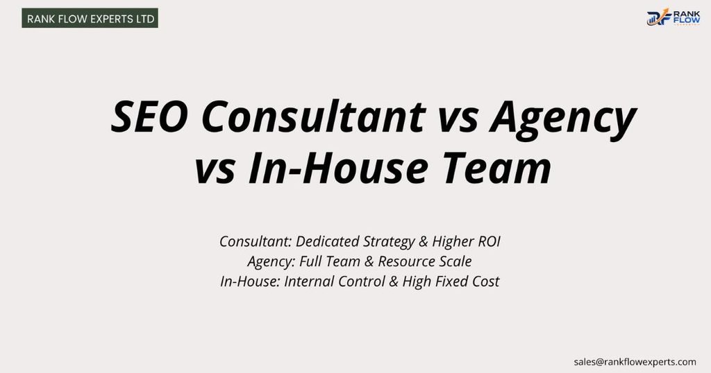 Comparison between ecommerce SEO consultant agency and in house SEO team