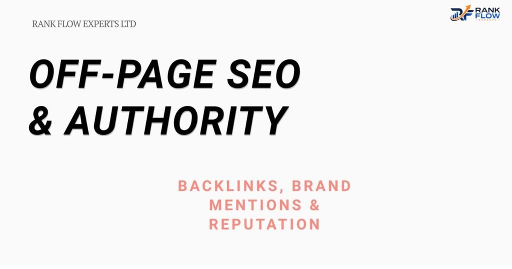 Off Page SEO Backlinks Brand Mentions and Online Reputation