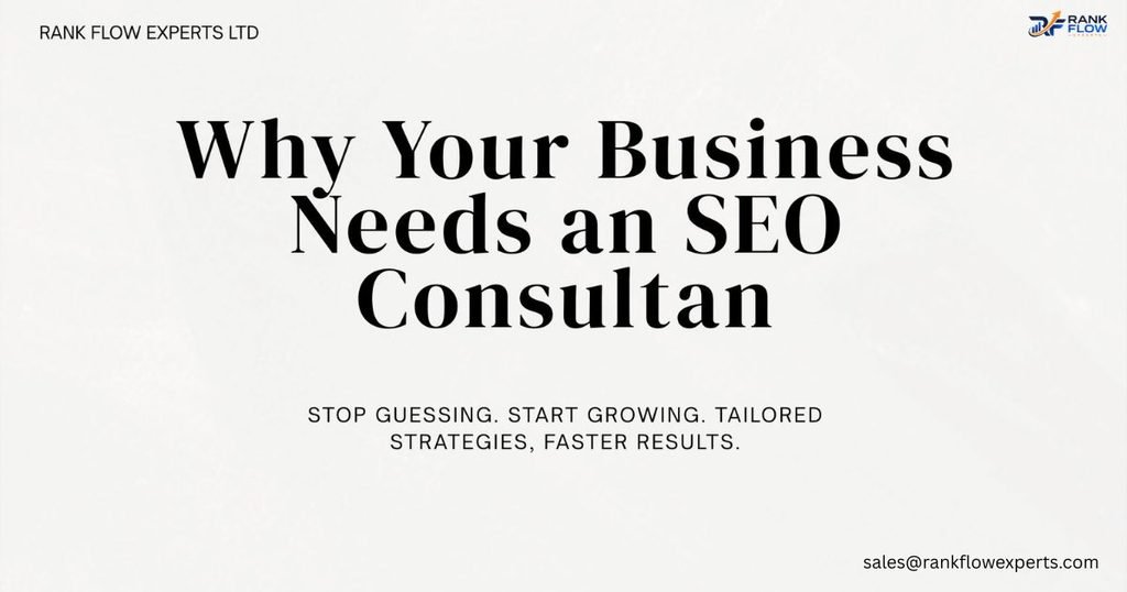 Checklist image highlighting reasons why businesses need to hire an SEO consultant for strategy and growth.